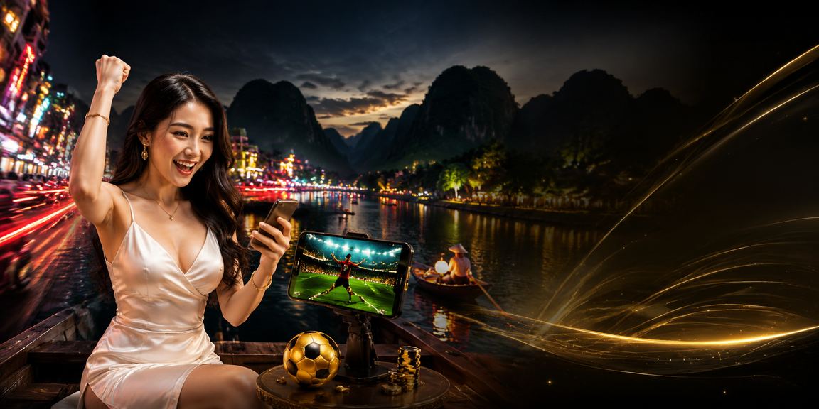 Khung cảnh cá cược đêm neon tại Ninh Bình với bầu không khí sôi động
